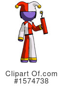 Purple Design Mascot Clipart #1574738 by Leo Blanchette