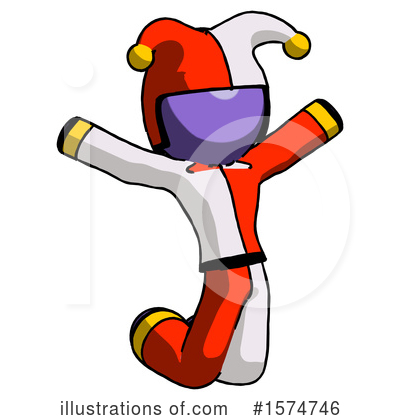 Royalty-Free (RF) Purple Design Mascot Clipart Illustration by Leo Blanchette - Stock Sample #1574746