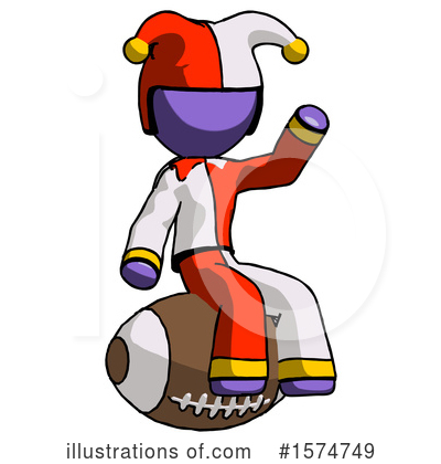 Royalty-Free (RF) Purple Design Mascot Clipart Illustration by Leo Blanchette - Stock Sample #1574749