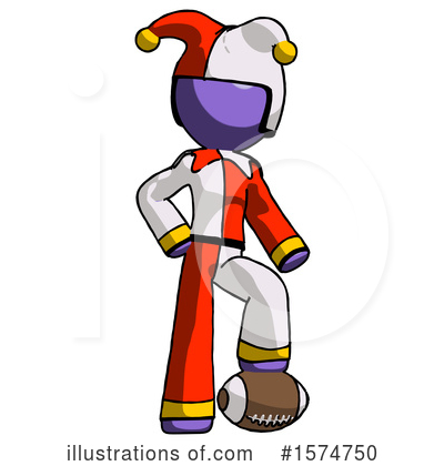 Royalty-Free (RF) Purple Design Mascot Clipart Illustration by Leo Blanchette - Stock Sample #1574750