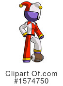 Purple Design Mascot Clipart #1574750 by Leo Blanchette