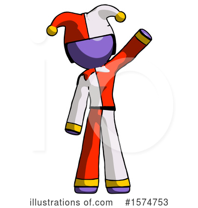 Royalty-Free (RF) Purple Design Mascot Clipart Illustration by Leo Blanchette - Stock Sample #1574753