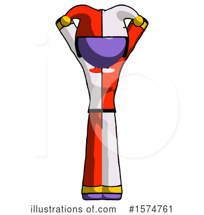 Royalty-Free (RF) Purple Design Mascot Clipart Illustration by Leo Blanchette - Stock Sample #1574761