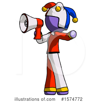Royalty-Free (RF) Purple Design Mascot Clipart Illustration by Leo Blanchette - Stock Sample #1574772