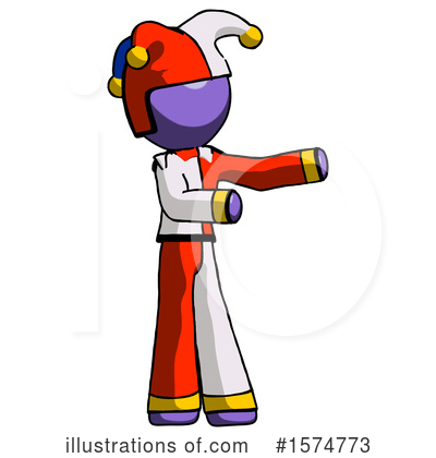 Royalty-Free (RF) Purple Design Mascot Clipart Illustration by Leo Blanchette - Stock Sample #1574773