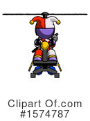 Purple Design Mascot Clipart #1574787 by Leo Blanchette