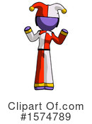 Purple Design Mascot Clipart #1574789 by Leo Blanchette