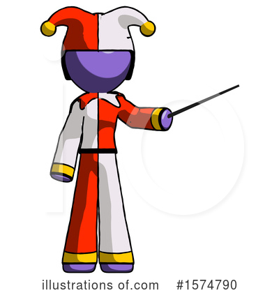 Royalty-Free (RF) Purple Design Mascot Clipart Illustration by Leo Blanchette - Stock Sample #1574790