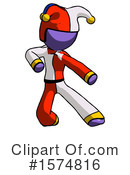 Purple Design Mascot Clipart #1574816 by Leo Blanchette