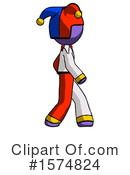 Purple Design Mascot Clipart #1574824 by Leo Blanchette