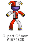 Purple Design Mascot Clipart #1574828 by Leo Blanchette