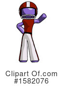 Purple Design Mascot Clipart #1582076 by Leo Blanchette