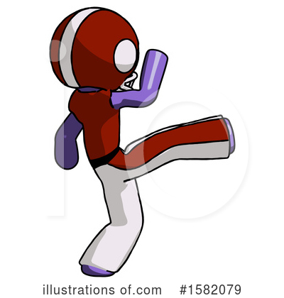Royalty-Free (RF) Purple Design Mascot Clipart Illustration by Leo Blanchette - Stock Sample #1582079