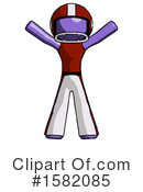 Purple Design Mascot Clipart #1582085 by Leo Blanchette