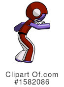 Purple Design Mascot Clipart #1582086 by Leo Blanchette