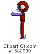 Purple Design Mascot Clipart #1582090 by Leo Blanchette