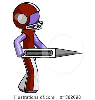 Royalty-Free (RF) Purple Design Mascot Clipart Illustration by Leo Blanchette - Stock Sample #1582098