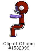 Purple Design Mascot Clipart #1582099 by Leo Blanchette