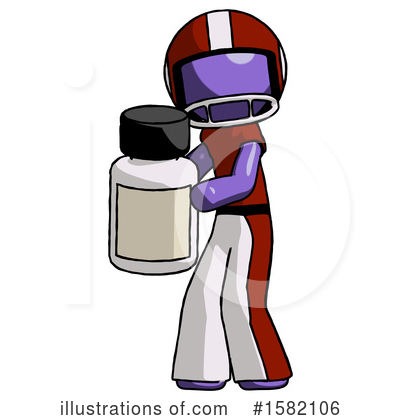 Royalty-Free (RF) Purple Design Mascot Clipart Illustration by Leo Blanchette - Stock Sample #1582106