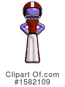 Purple Design Mascot Clipart #1582109 by Leo Blanchette
