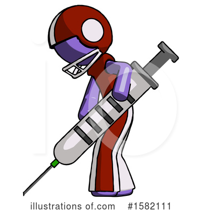 Royalty-Free (RF) Purple Design Mascot Clipart Illustration by Leo Blanchette - Stock Sample #1582111