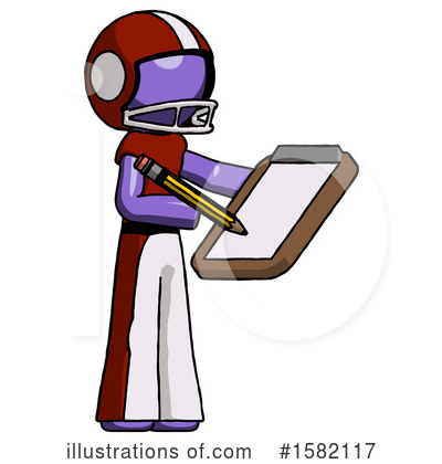 Royalty-Free (RF) Purple Design Mascot Clipart Illustration by Leo Blanchette - Stock Sample #1582117