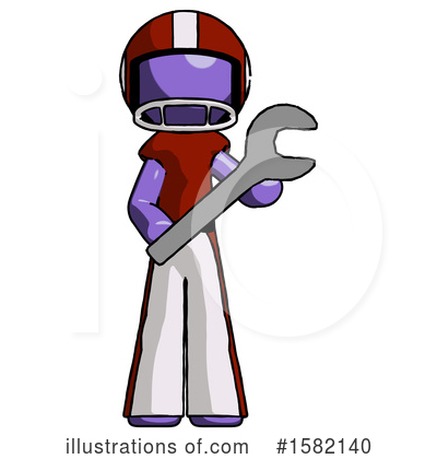 Royalty-Free (RF) Purple Design Mascot Clipart Illustration by Leo Blanchette - Stock Sample #1582140
