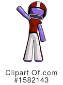 Purple Design Mascot Clipart #1582143 by Leo Blanchette
