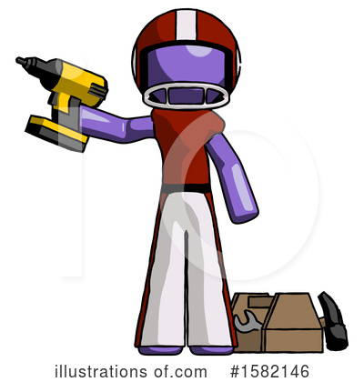 Royalty-Free (RF) Purple Design Mascot Clipart Illustration by Leo Blanchette - Stock Sample #1582146