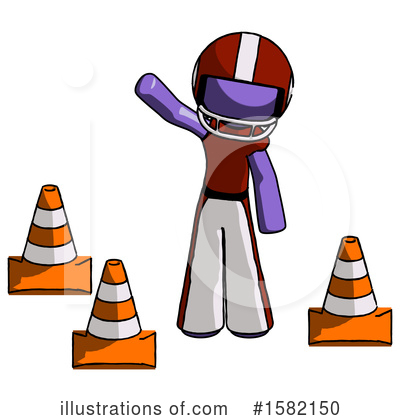 Royalty-Free (RF) Purple Design Mascot Clipart Illustration by Leo Blanchette - Stock Sample #1582150