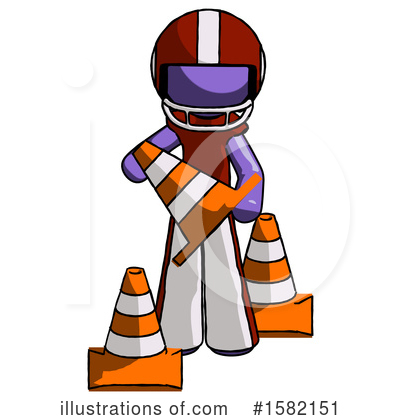 Royalty-Free (RF) Purple Design Mascot Clipart Illustration by Leo Blanchette - Stock Sample #1582151