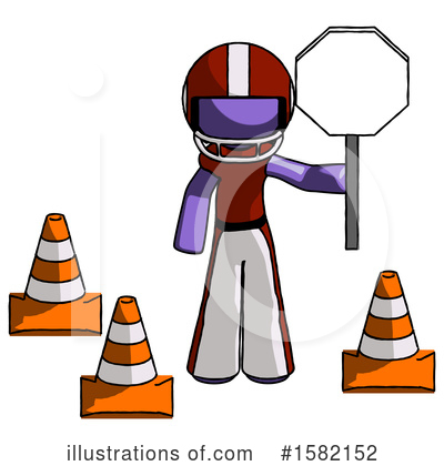 Royalty-Free (RF) Purple Design Mascot Clipart Illustration by Leo Blanchette - Stock Sample #1582152