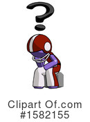 Purple Design Mascot Clipart #1582155 by Leo Blanchette