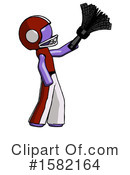 Purple Design Mascot Clipart #1582164 by Leo Blanchette