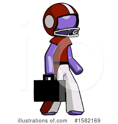 Royalty-Free (RF) Purple Design Mascot Clipart Illustration by Leo Blanchette - Stock Sample #1582169
