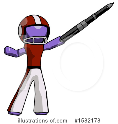 Royalty-Free (RF) Purple Design Mascot Clipart Illustration by Leo Blanchette - Stock Sample #1582178