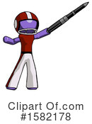 Purple Design Mascot Clipart #1582178 by Leo Blanchette