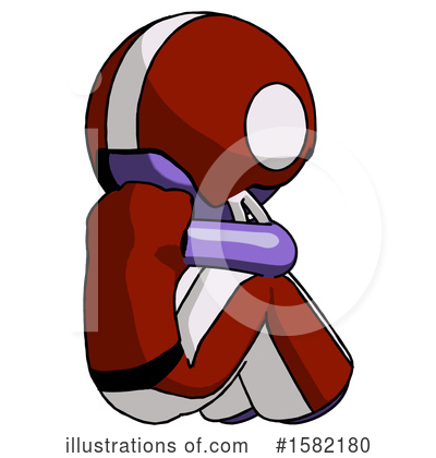 Royalty-Free (RF) Purple Design Mascot Clipart Illustration by Leo Blanchette - Stock Sample #1582180