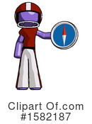 Purple Design Mascot Clipart #1582187 by Leo Blanchette