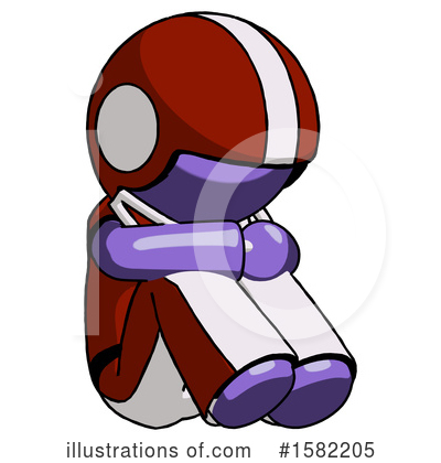 Royalty-Free (RF) Purple Design Mascot Clipart Illustration by Leo Blanchette - Stock Sample #1582205