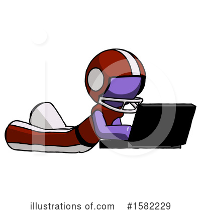 Royalty-Free (RF) Purple Design Mascot Clipart Illustration by Leo Blanchette - Stock Sample #1582229