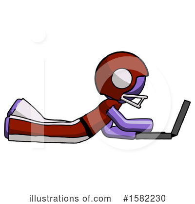 Royalty-Free (RF) Purple Design Mascot Clipart Illustration by Leo Blanchette - Stock Sample #1582230