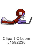 Purple Design Mascot Clipart #1582230 by Leo Blanchette