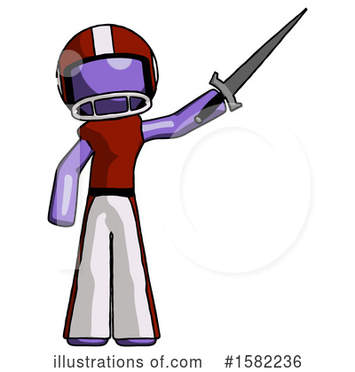 Royalty-Free (RF) Purple Design Mascot Clipart Illustration by Leo Blanchette - Stock Sample #1582236