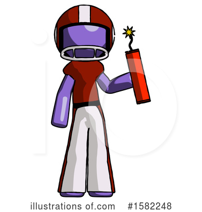 Royalty-Free (RF) Purple Design Mascot Clipart Illustration by Leo Blanchette - Stock Sample #1582248