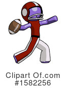 Purple Design Mascot Clipart #1582256 by Leo Blanchette