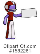 Purple Design Mascot Clipart #1582261 by Leo Blanchette