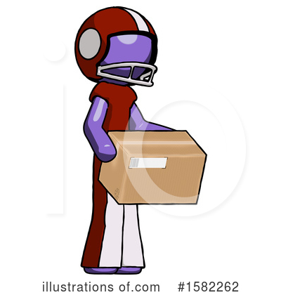 Royalty-Free (RF) Purple Design Mascot Clipart Illustration by Leo Blanchette - Stock Sample #1582262
