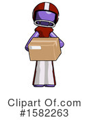 Purple Design Mascot Clipart #1582263 by Leo Blanchette