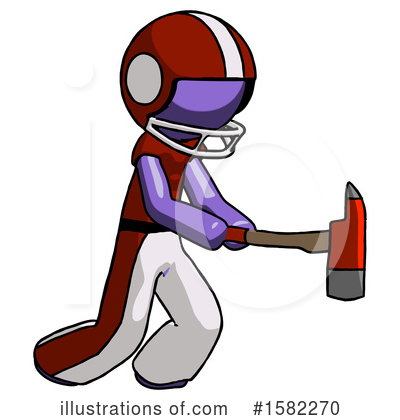 Royalty-Free (RF) Purple Design Mascot Clipart Illustration by Leo Blanchette - Stock Sample #1582270